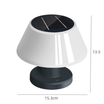 Weatherproof Outdoor Solar Table Lamp Ping Lighting